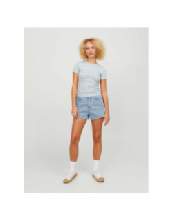 Short en jean taille haute nany bleu femme - Jjxx