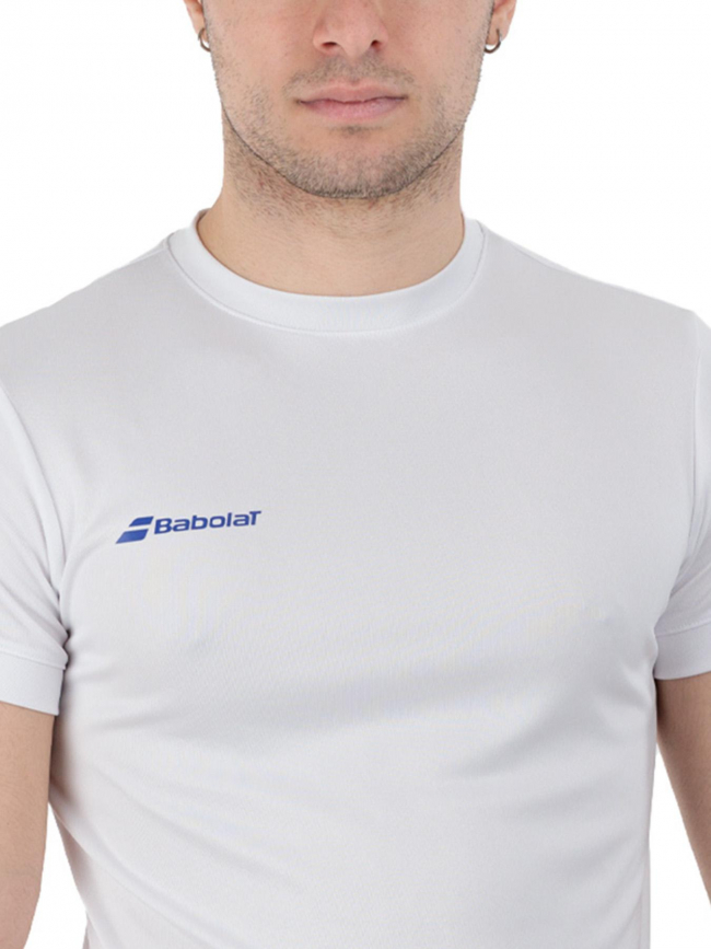 T-shirt de tennis play crew neck blanc homme - Babolat