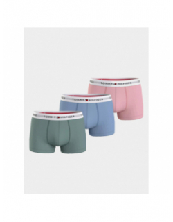 Pack 3 boxers assortis rose/bleu/kaki homme - Tommy Hilfiger