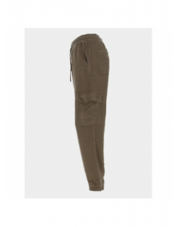 Pantalon cargo en lin maya kaki femme - Teddy Smith