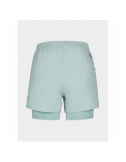 Short de running trail makela bleu femme - Rukka