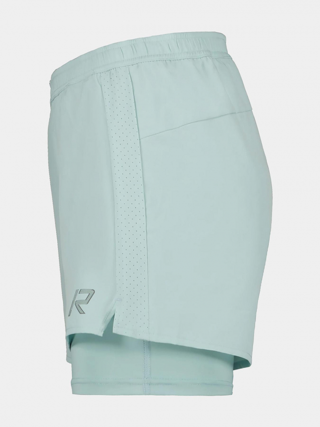 Short de running trail makela bleu femme - Rukka