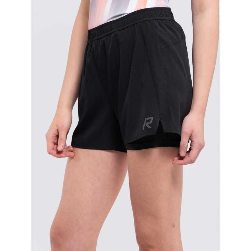 Short de running trail makela noir femme - Rukka