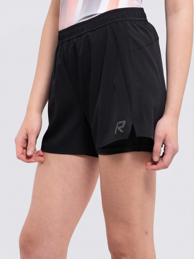 Short de running trail makela noir femme - Rukka