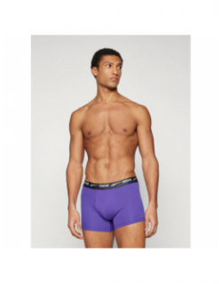 Pack 2 boxers gradient waistband noir et violet homme - Puma