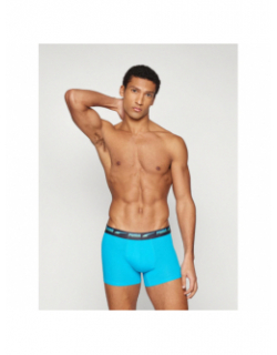 Pack 2 boxers gradient waistband noir et bleu - Puma