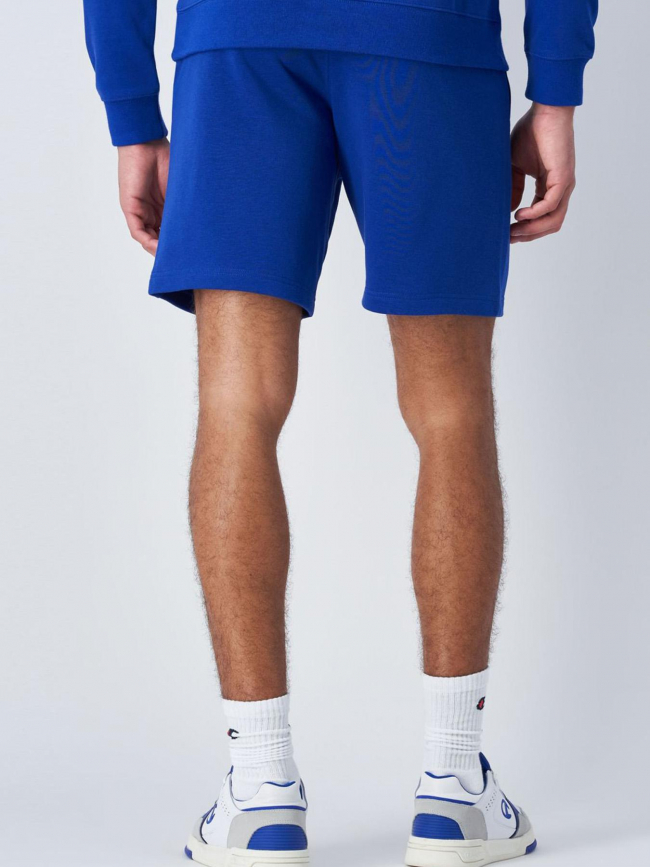 Short jogging logo brodé bleu homme - Champion