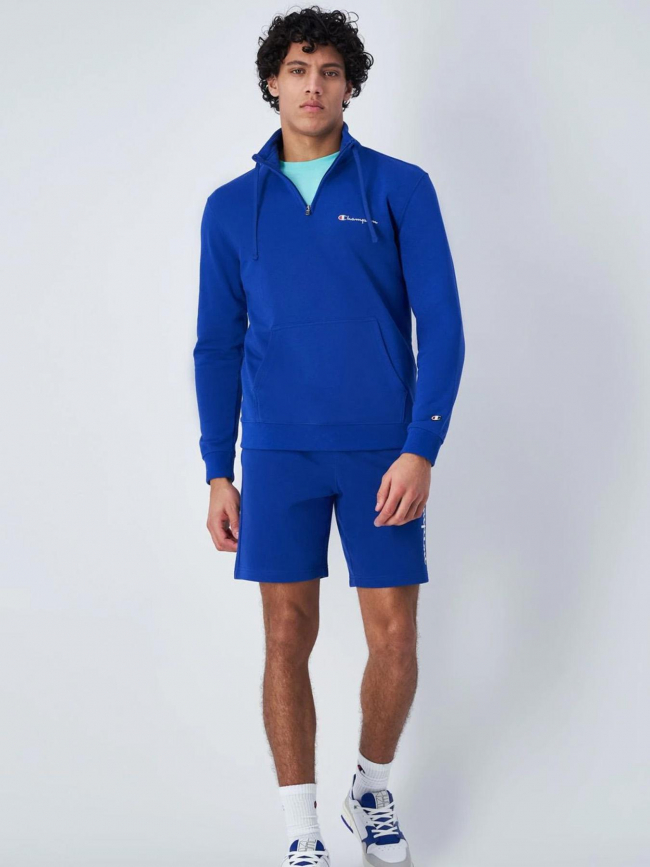 Short jogging logo brodé bleu homme - Champion