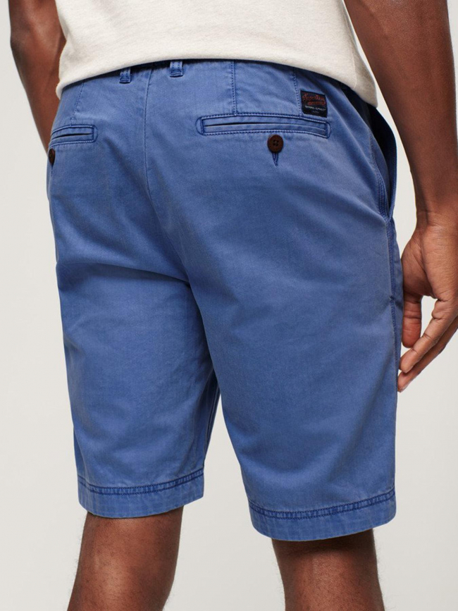 Short officier chino bleu homme - Superdry