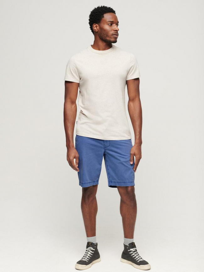 Short officier chino bleu homme - Superdry