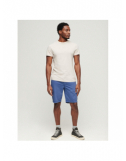 Short officier chino bleu homme - Superdry