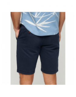 Short chino vintage officier bleu eclipse homme - Superdry