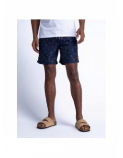 Short de bain imprimés bleu marine homme - Petrol Industries