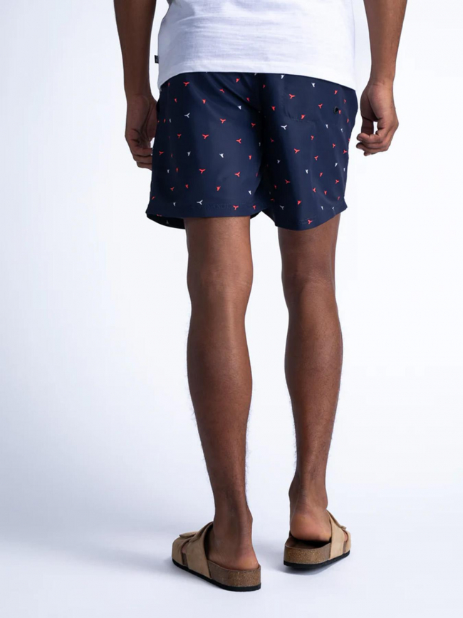 Short de bain imprimés bleu marine homme - Petrol Industries