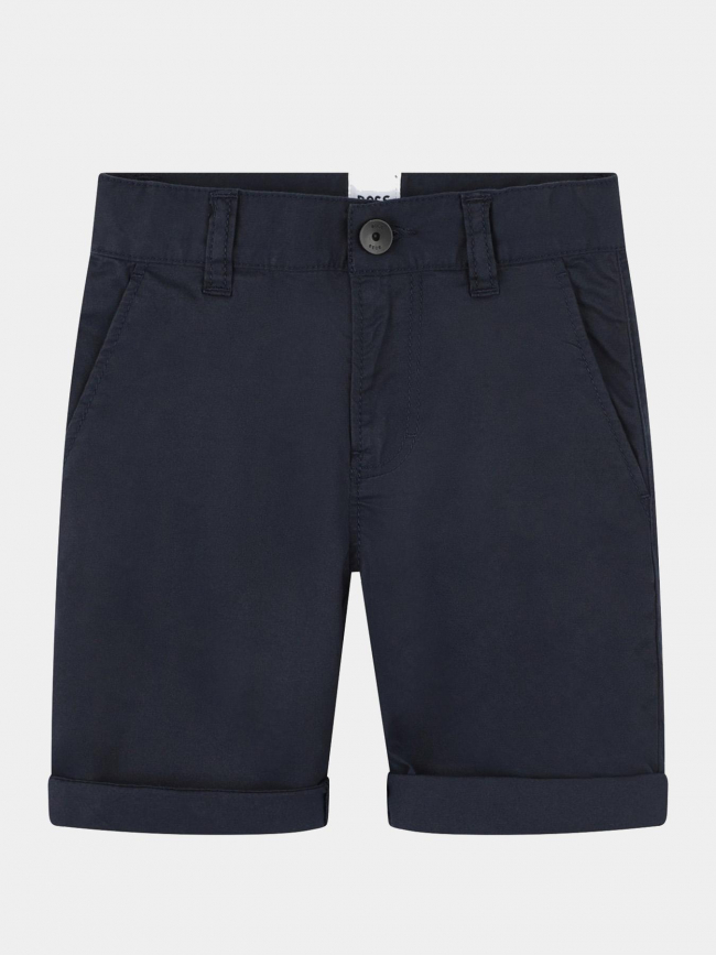 Short bleu marine cargo garçon - Boss