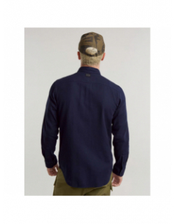 Chemise slim shirt bleu marine homme - G Star