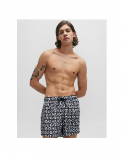 Short de bain logo tortuga noir homme - Hugo