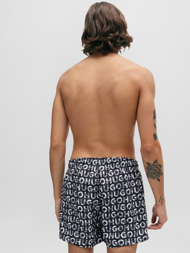 Short de bain logo tortuga noir homme - Hugo