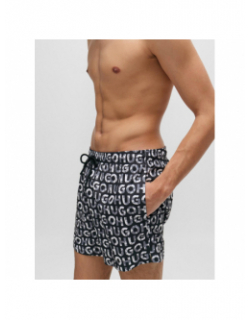 Short de bain logo tortuga noir homme - Hugo