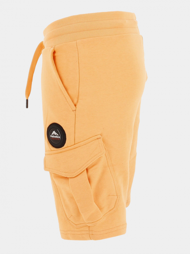 Short jogging cargo ajaccio orange homme - Helvetica