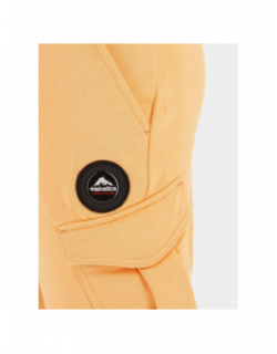 Short jogging cargo ajaccio orange homme - Helvetica