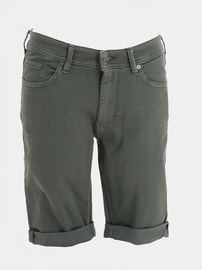 Short en jean scotty 3 regular kaki homme - Teddy Smith