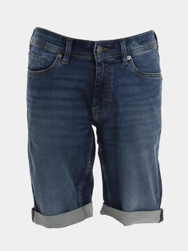 Short en jean scotty 3 regular bleu homme - Teddy Smith