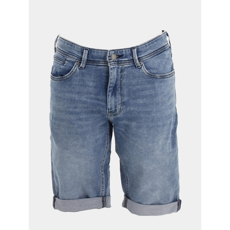 Short en jean scotty 3 regular bleu clair homme - Teddy Smith