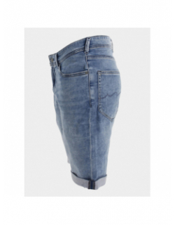 Short en jean scotty 3 regular bleu clair homme - Teddy Smith