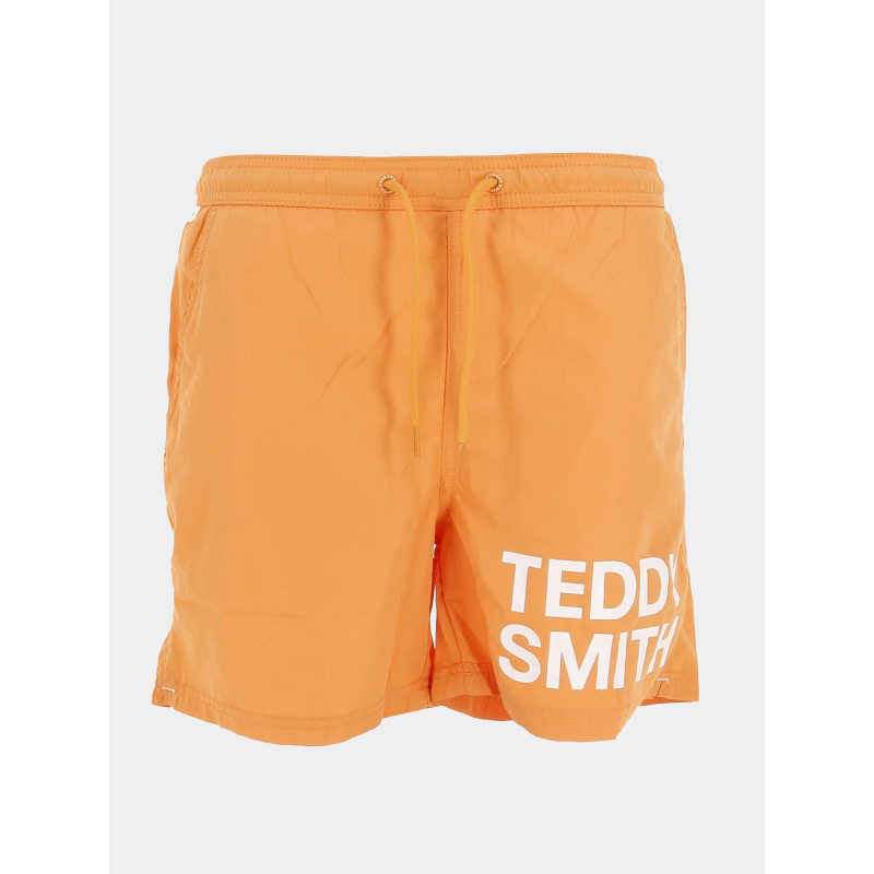 Short de bain diaz logo orange homme - Teddy Smith