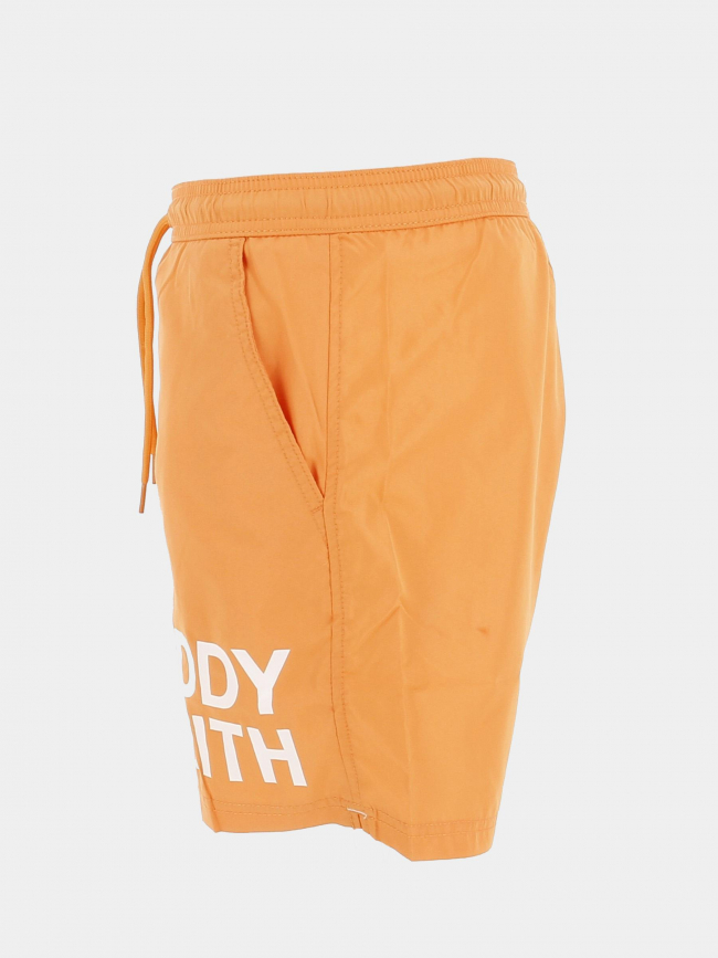 Short de bain diaz logo orange homme - Teddy Smith