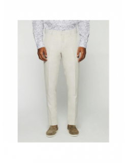 Pantalon en lin celeste beige homme - Izac