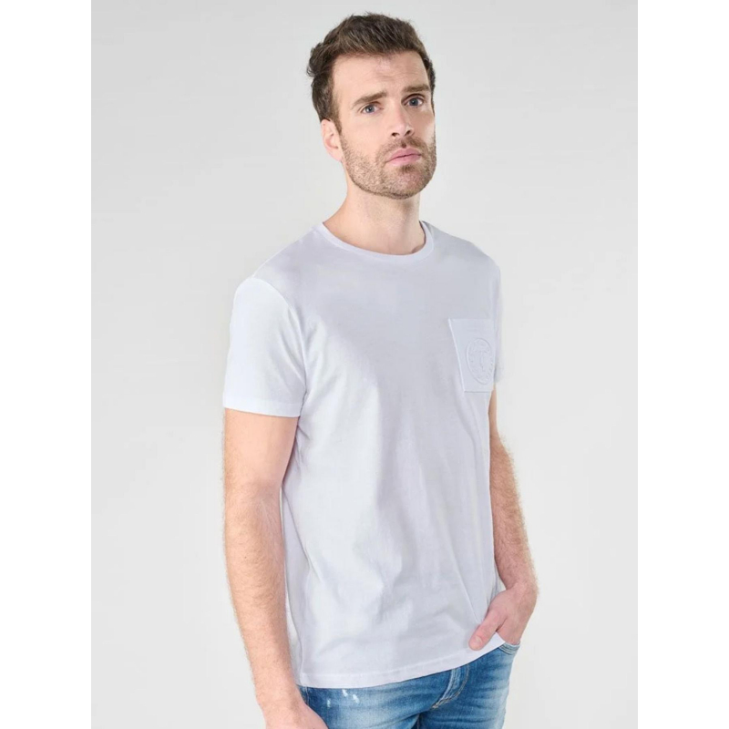 T-shirt paia poche blanc homme - Le Temps Des Cerises