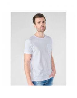 T-shirt paia poche blanc homme - Le Temps Des Cerises