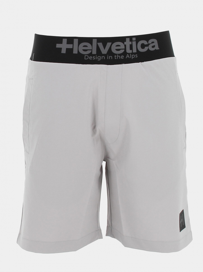 Short howard gris clair homme - Helvetica