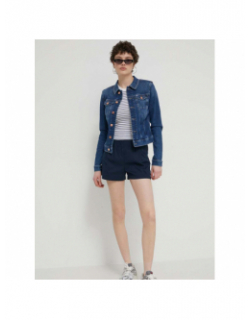 Short claire pleate bleu marine femme - Tommy Jeans