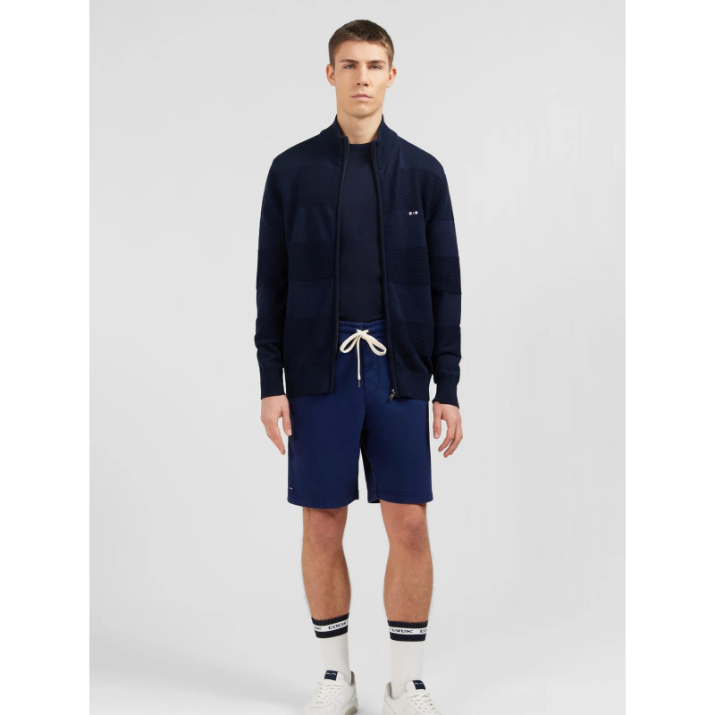 Cardigan iconik bleu marine homme - Eden Park