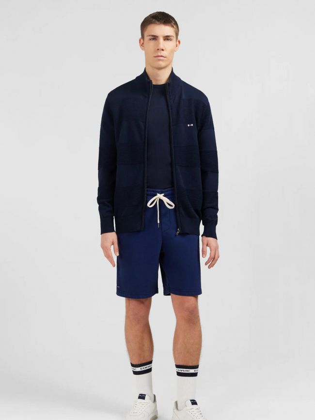 Cardigan iconik bleu marine homme - Eden Park