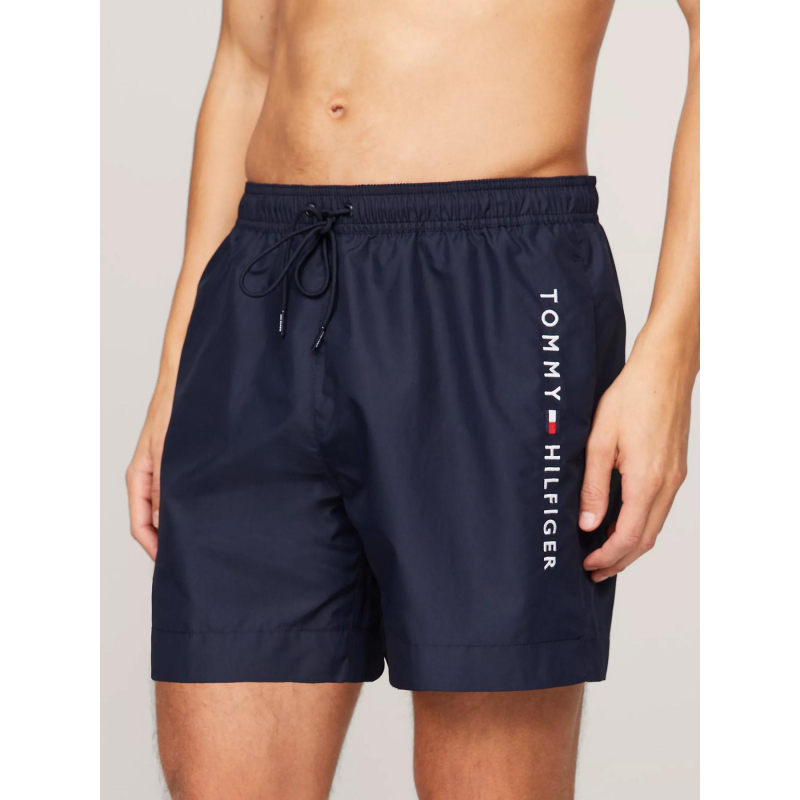 Short de bain medium logo bleu marine homme - Tommy Hilfiger