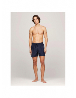 Short de bain medium logo bleu marine homme - Tommy Hilfiger