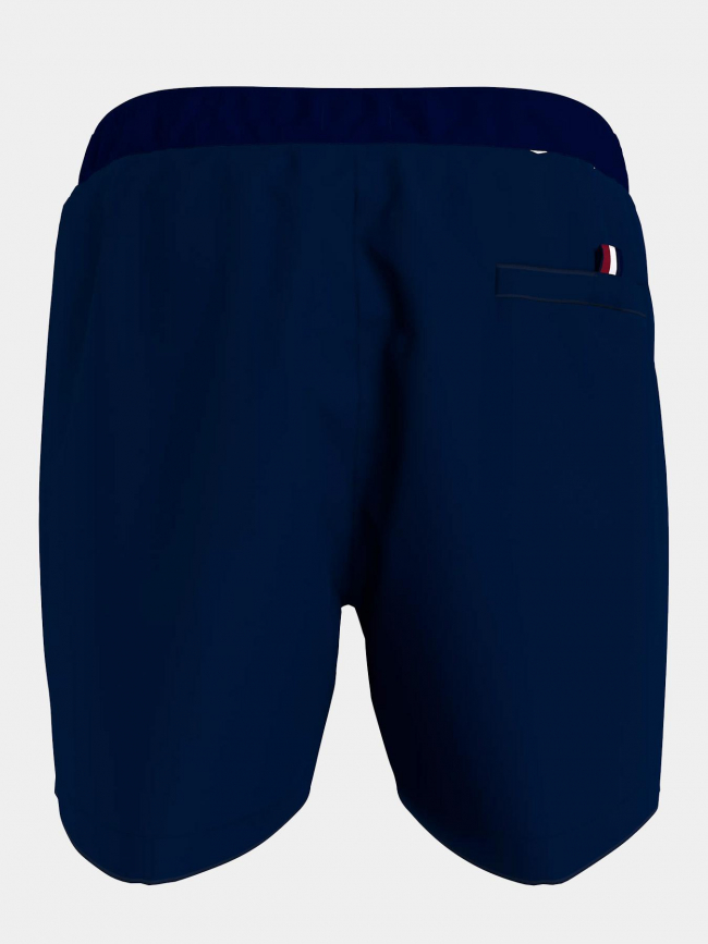 Short de bain medium block bleu marine homme - Tommy Hilfiger