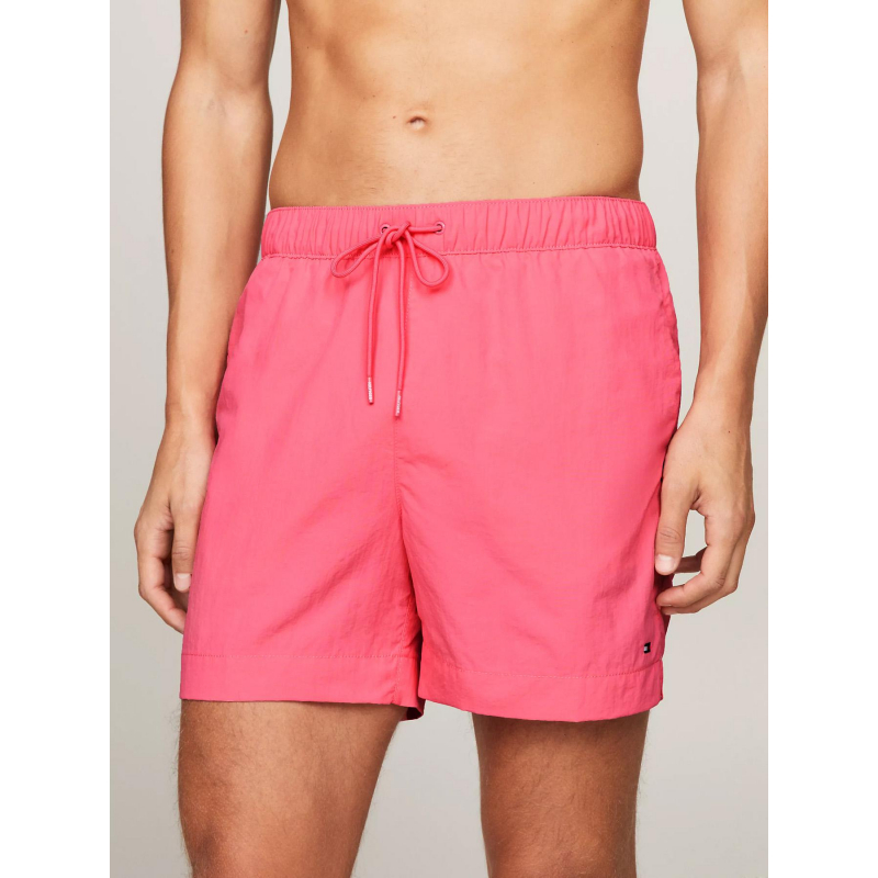 Short de bain medium fluo rose homme - Tommy Hilfiger