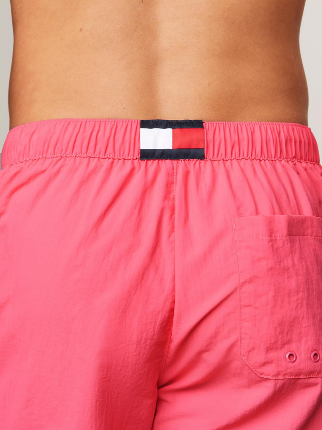 Short de bain medium fluo rose homme - Tommy Hilfiger