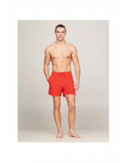 Short de bain medium vif rouge homme - Tommy Hilfiger