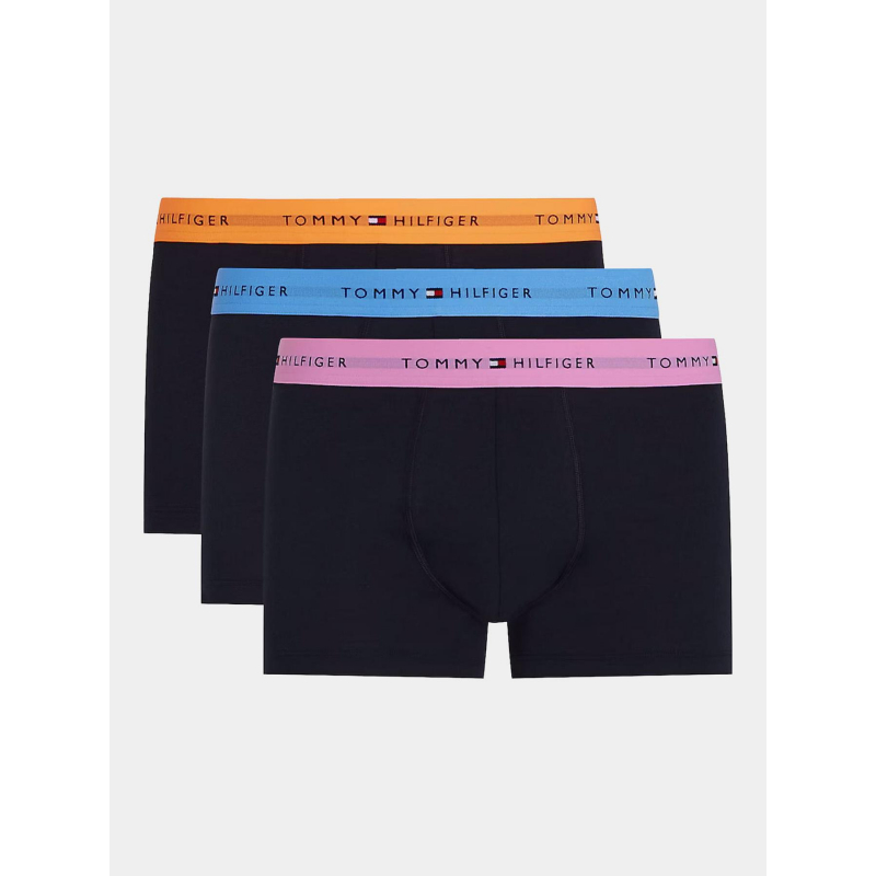 Pack 3 boxers bandes colorées noir homme - Tommy Hilfiger