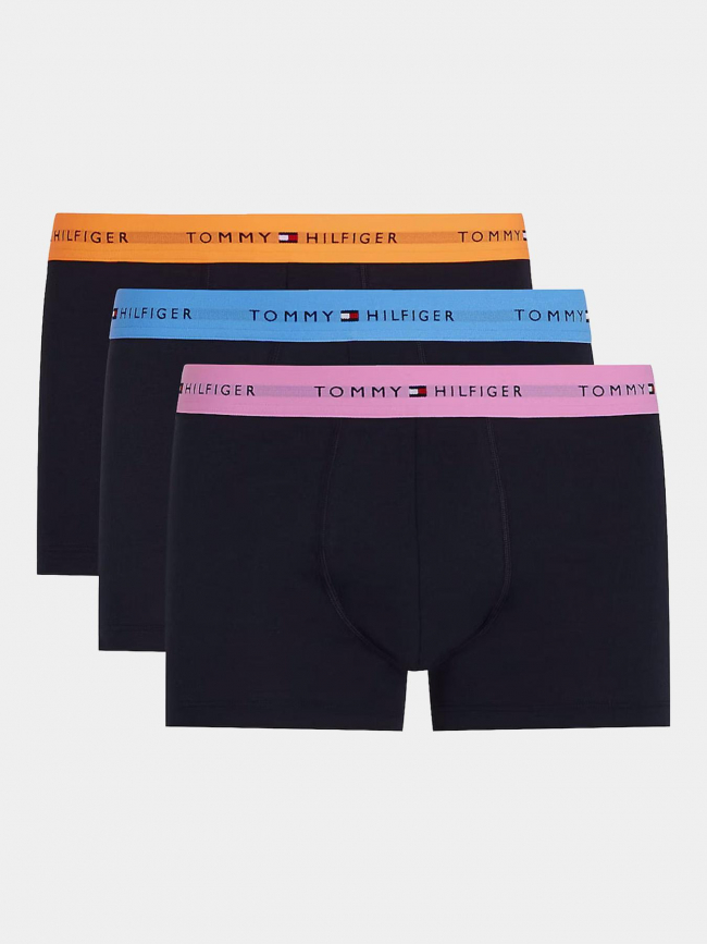 Pack 3 boxers bandes colorées noir homme - Tommy Hilfiger