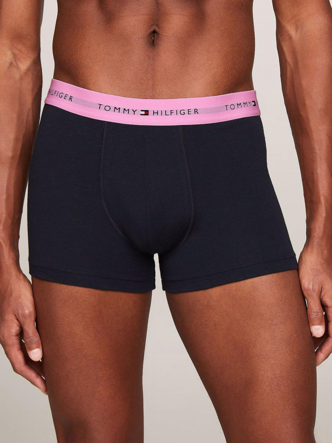 Pack 3 boxers bandes colorées noir homme - Tommy Hilfiger