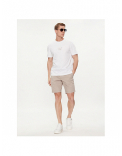 Short avec ceinture modern twill beige homme - Calvin Klein