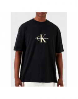 T-shirt archival monologo noir homme - Calvin Klein Jeans