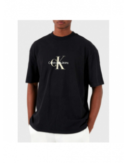 T-shirt archival monologo noir homme - Calvin Klein Jeans